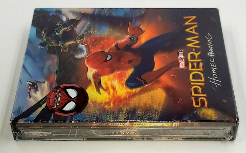 SPIDER-MAN HOMECOMING [4K UHD + 3D + 2D] Blu-ray STEELBOOK [BLUFANS] DOUBLE LENTICULAR