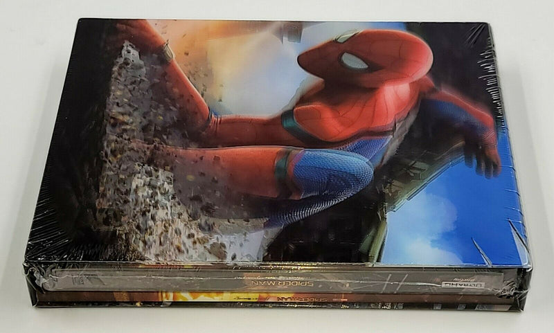 SPIDER-MAN HOMECOMING [4K UHD + 3D + 2D] Blu-ray STEELBOOK [BLUFANS] DOUBLE LENTICULAR