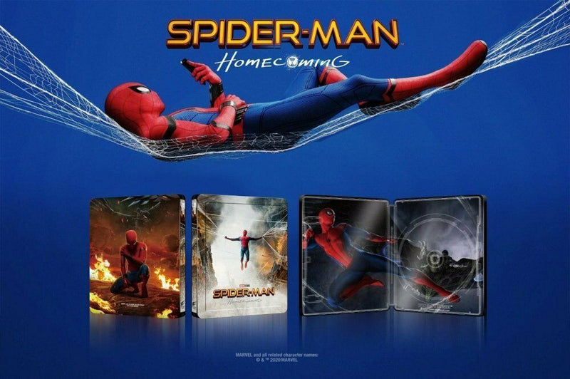 SPIDER-MAN: HOMECOMING [4K UHD + 3D + 2D] Blu-ray STEELBOOK BOXSET [BLUFANS] 1-CLICK EDITION