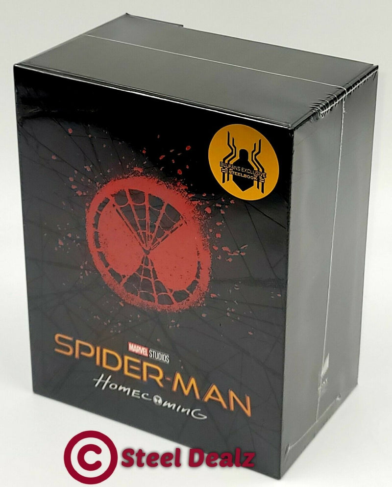 SPIDER-MAN: HOMECOMING [4K UHD + 3D + 2D] Blu-ray STEELBOOK BOXSET [BLUFANS] 1-CLICK EDITION