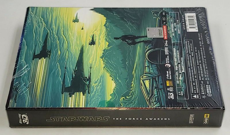 STAR WARS THE FORCE AWAKENS [2D + 3D] Blu-ray STEELBOOK [BLUFANS] DOUBLE LENTICULAR