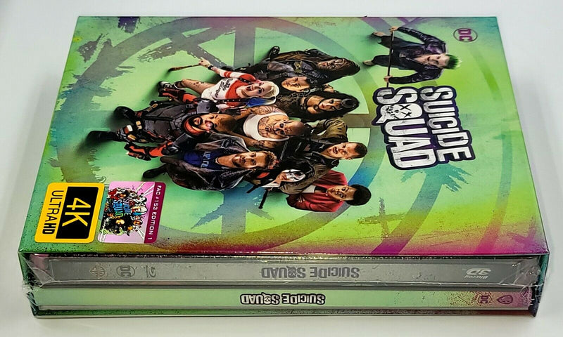 SUICIDE SQUAD [4K UHD + 3D + 2D] Blu-ray STEELBOOK [FILMARENA] XL FULLSLIP