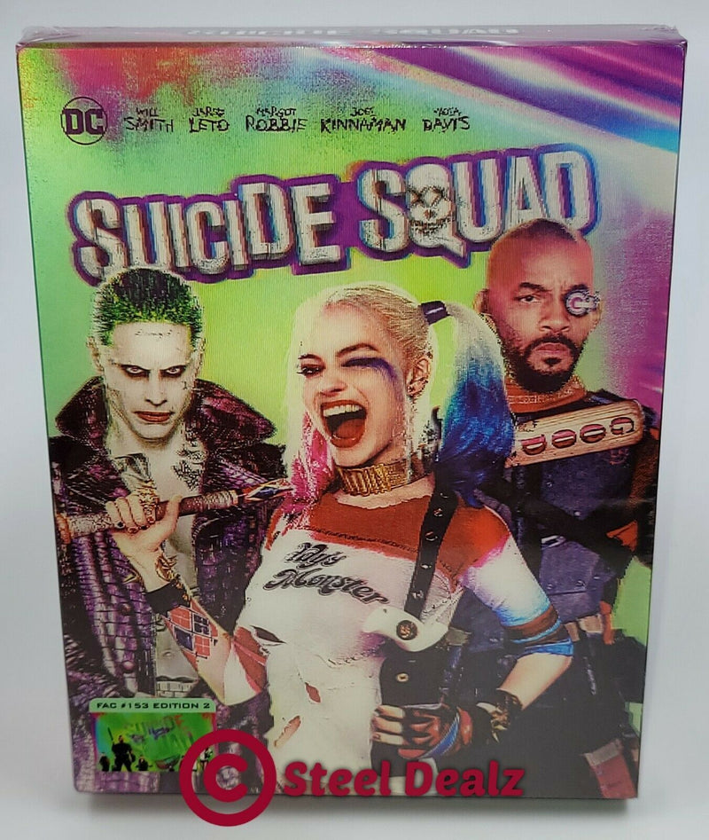 SUICIDE SQUAD [2D + 3D] Blu-ray STEELBOOK [FILMARENA] XL LENTICULAR