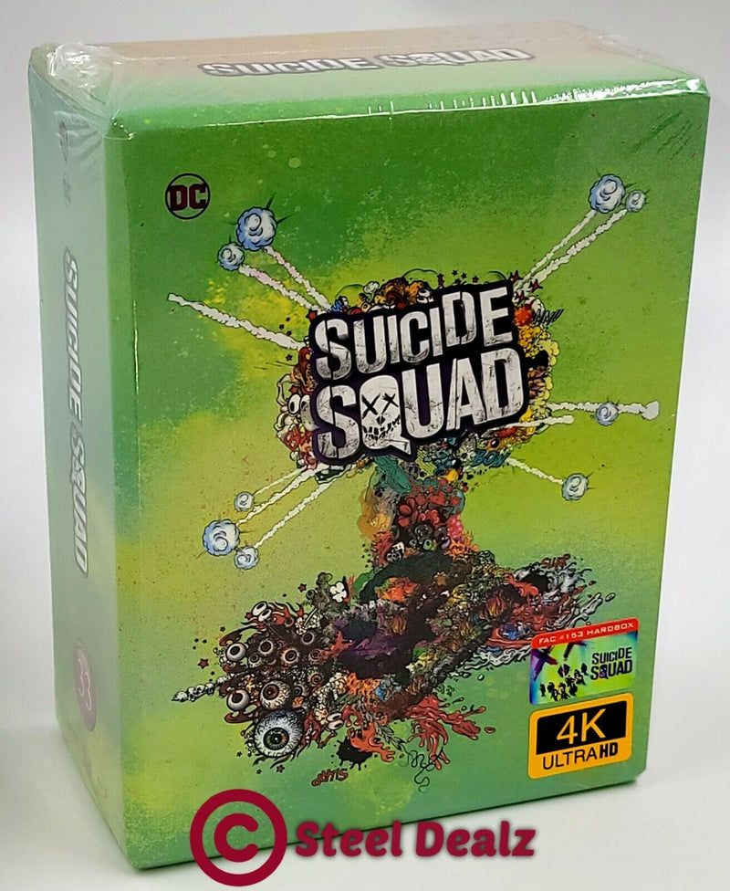 SUICIDE SQUAD [4K UHD + 3D + 2D] Blu-ray STEELBOOK SET [FILMARENA] HARDBOX