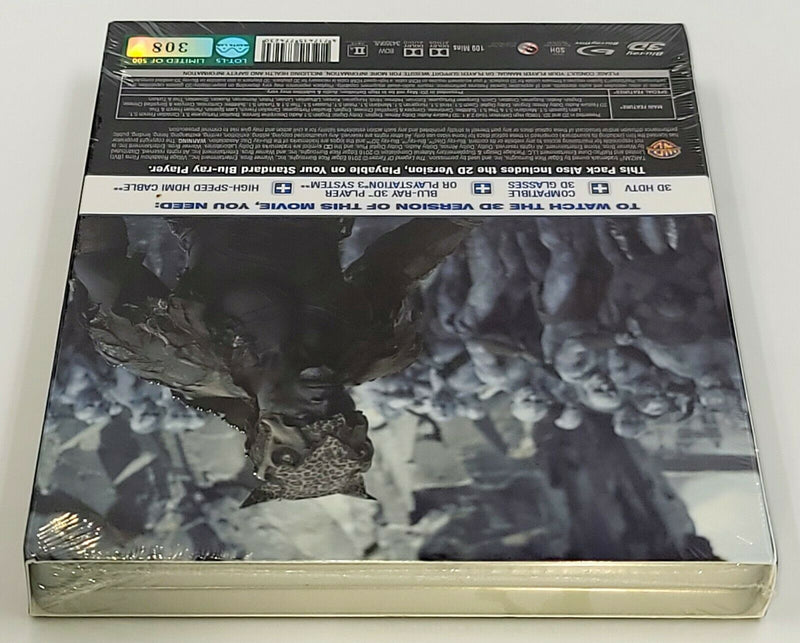 THE LEGEND OF TARZAN [2D + 3D] Blu-ray STEELBOOK [MANTA LAB] LENTICULAR (READ DESCRIPTION)