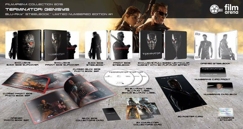 TERMINATOR GENISYS [2D +3D] Blu-ray STEELBOOK MANIACS BOXSET [FILMARENA]