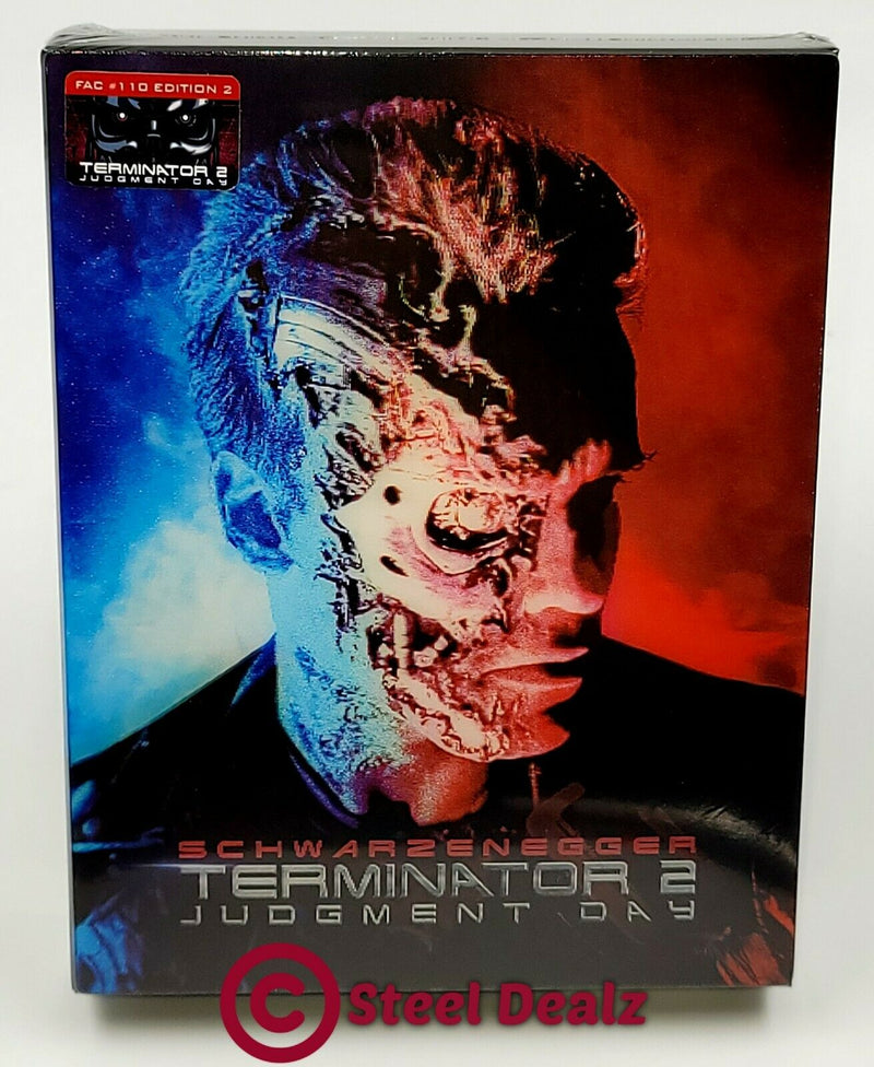 TERMINATOR 2: JUDGEMENT DAY [2D + 3D] Blu-ray STEELBOOK [FILMARENA] XL DOUBLE LENTICULAR