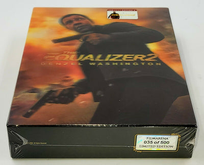 THE EQUALIZER 2 Blu-ray STEELBOOK [FILMARENA] XL DOUBLE LENTICULAR <LOW #035/500>