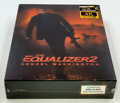 THE EQUALIZER 2 [4K UHD + 2D] Blu-ray STEELBOOK [FILMARENA] XL LENTICULAR <LOW #008/500>