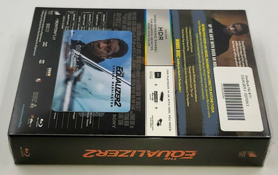 THE EQUALIZER 2 [4K UHD + 2D] Blu-ray STEELBOOK [FILMARENA] XL LENTICULAR <LOW #008/500>