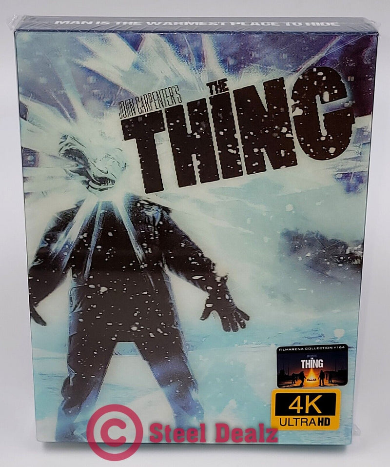 THE THING [4K UHD + 2D] Blu-ray STEELBOOK [FILMARENA] XL LENTICULAR <