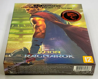 THOR RAGNAROK [4K UHD + 3D + 2D] Blu-ray STEELBOOK [THE WeET COLLECTION] FULLSLIP A1