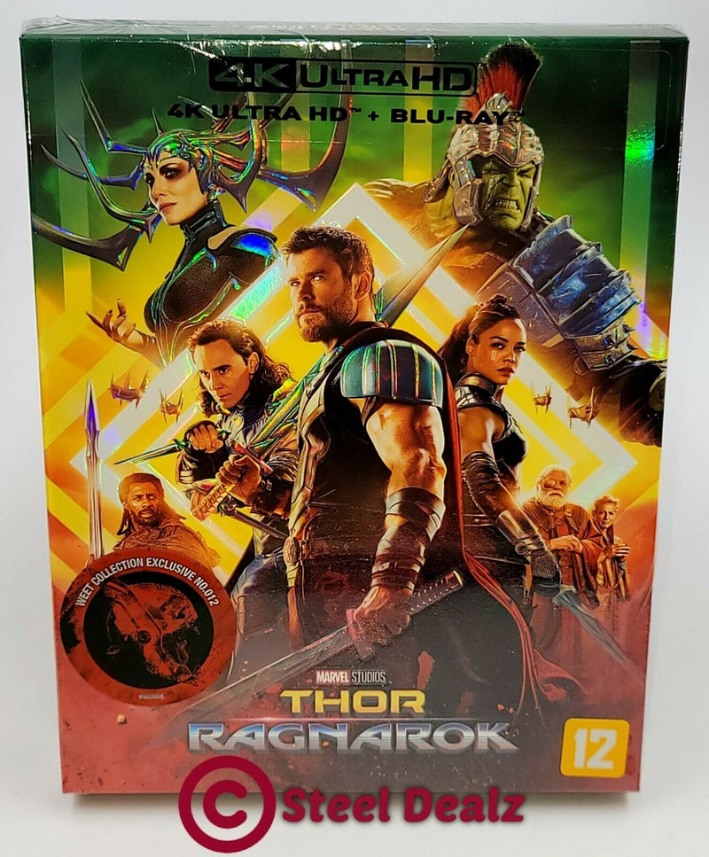 THOR RAGNAROK [4K UHD + 2D] Blu-ray STEELBOOK [THE WeET COLLECTION] FULLSLIP A2