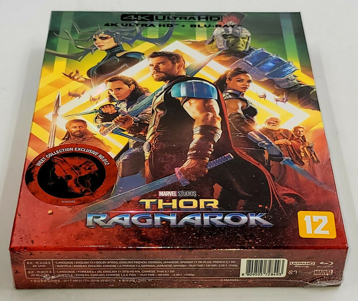 THOR RAGNAROK [4K UHD 2D] Blu-ray STEELBOOK [THE WeET COLLECTION