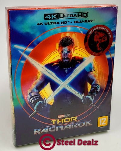 THOR RAGNAROK [4K UHD + 2D] Blu-ray STEELBOOK [THE WeET COLLECTION] LENTICULAR B2