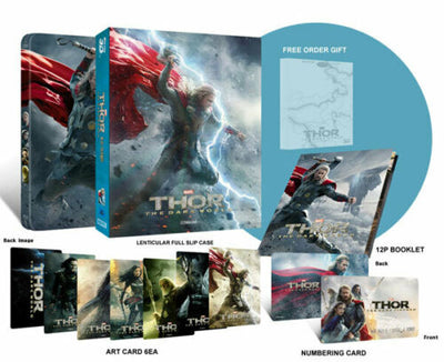 THOR: THE DARK WORLD [2D + 3D] Blu-ray STEELBOOK [KIMCHIDVD] LENTICULAR