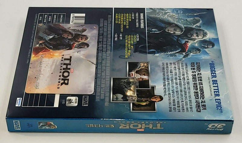 THOR: THE DARK WORLD [2D + 3D] Blu-ray STEELBOOK [KIMCHIDVD] LENTICULAR