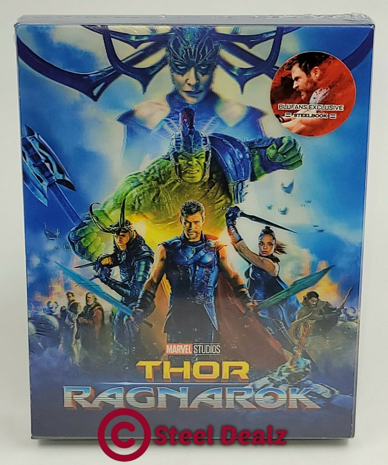 THOR RAGNAROK [2D + 3D] Blu-ray WEA STEELBOOK [BLUFANS] DOUBLE LENTICULAR <LOW 