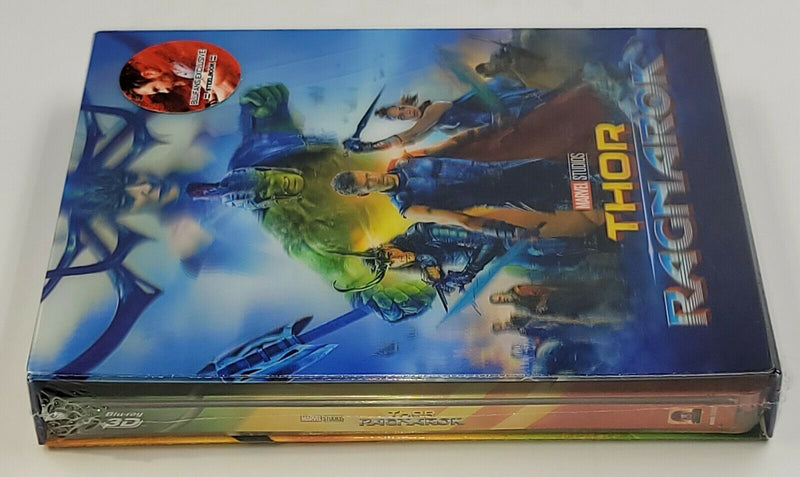 THOR RAGNAROK [2D + 3D] Blu-ray WEA STEELBOOK [BLUFANS] DOUBLE LENTICULAR <LOW 