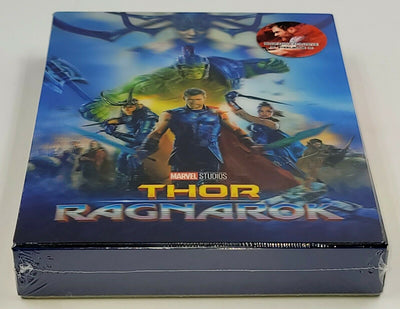 THOR RAGNAROK [2D + 3D] Blu-ray WEA STEELBOOK [BLUFANS] DOUBLE LENTICULAR <LOW #0094/1300>