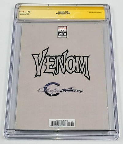 VENOM #35 / 200 (CLAYTON CRAIN VIRGIN VARIANT) CGC SS 9.8 MURDER SIGNATURE