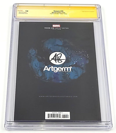 VENOM #35 CGC SS 9.8 ARTGERM PUREART EDITION SIGNED BY CATES AND AND ARTGERM