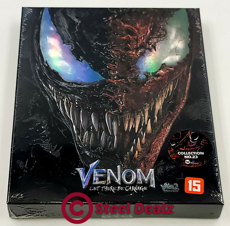 VENOM: LET THERE BE CARNAGE [4K UHD + 2D] Blu-ray STEELBOOK [THE WEET COLLECTION] FULLSLIP<