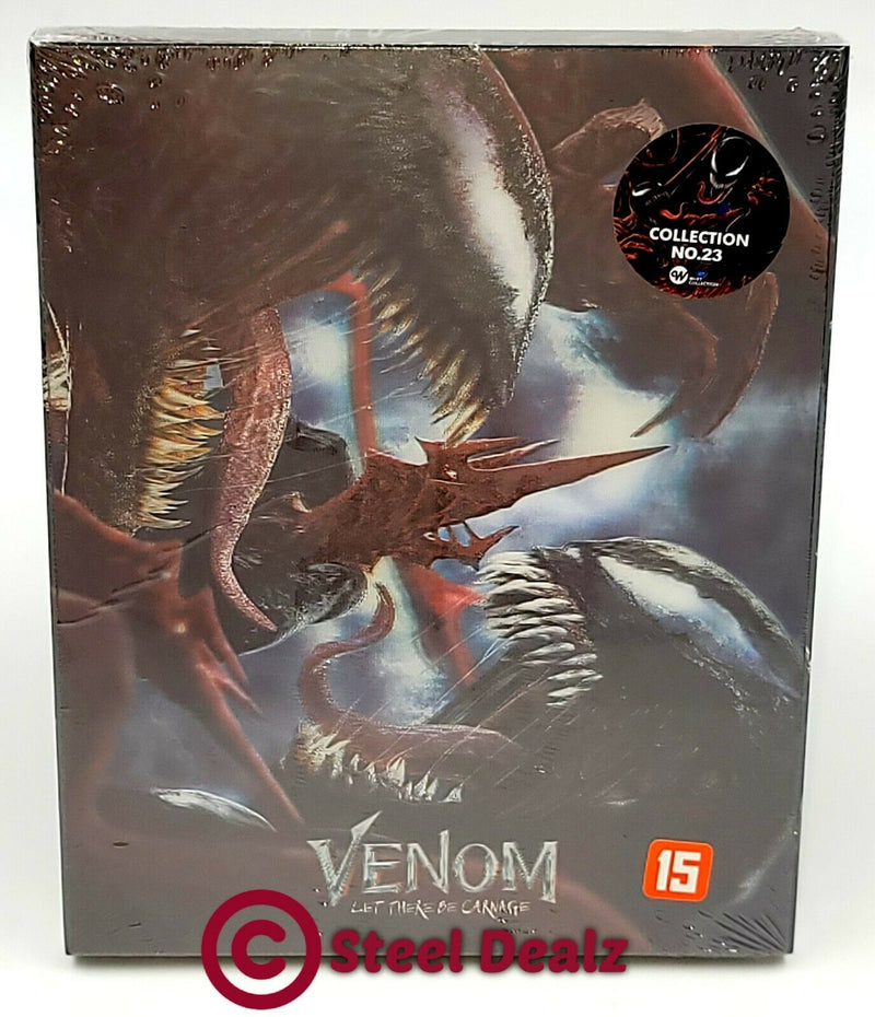 VENOM: LET THERE BE CARNAGE [4K UHD + 2D] Blu-ray STEELBOOK [THE WEET COLLECTION] LENTICULAR <