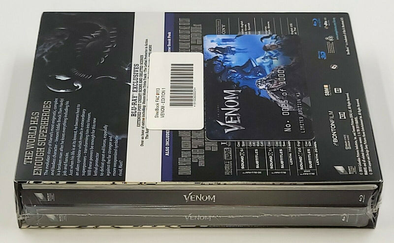 VENOM [2D + 3D] Blu-ray STEELBOOK [FILMARENA] XL FULLSLIP <LOW 