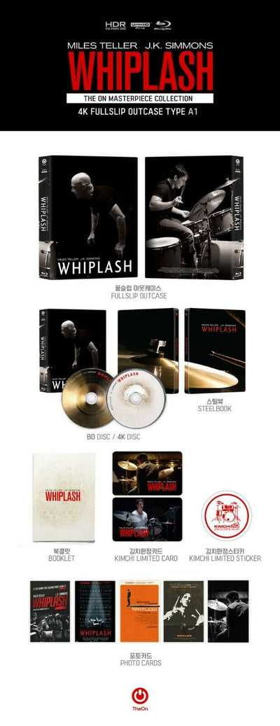 WHIPLASH [4K UHD + 2D] Blu-ray STEELBOOK BOXSET [KIMCHIDVD] 1-CLICK EDITION <#013/280>