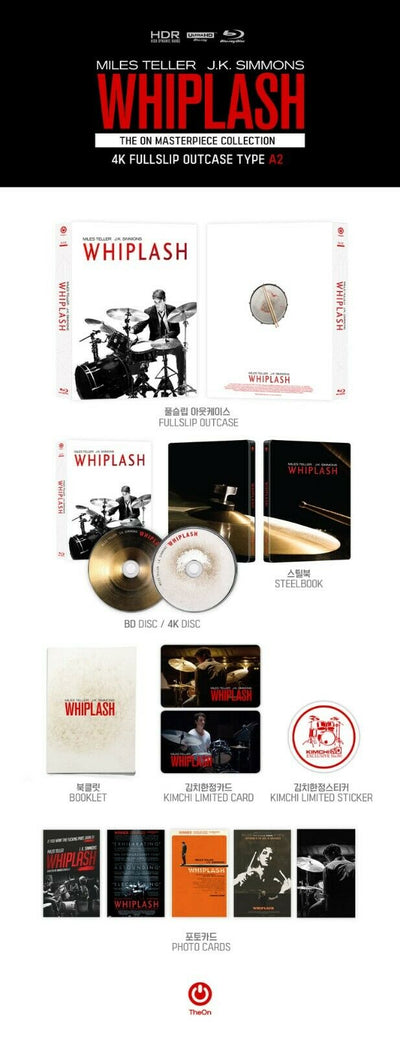 WHIPLASH [4K UHD + 2D] Blu-ray STEELBOOK BOXSET [KIMCHIDVD] 1-CLICK EDITION <#013/280>