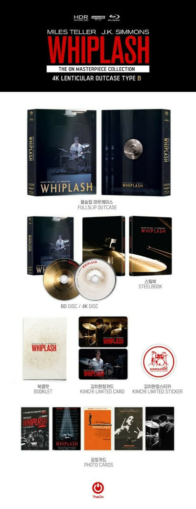 WHIPLASH [4K UHD + 2D] Blu-ray STEELBOOK BOXSET [KIMCHIDVD] 1-CLICK EDITION <#013/280>