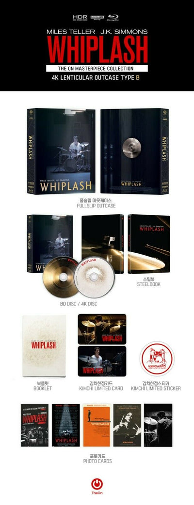 WHIPLASH [4K UHD + 2D] Blu-ray STEELBOOK [KIMCHIDVD] LENTICULAR <LOW #0078/1070>