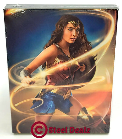 WONDER WOMAN 4K UHD ONLY Blu-ray WEA STEELBOOK [BLUFANS] DOUBLE LENTICULAR