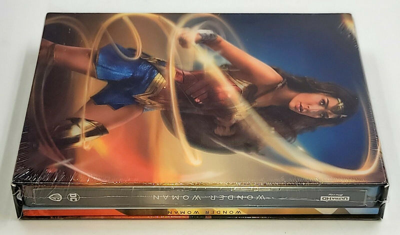 WONDER WOMAN 4K UHD ONLY Blu-ray WEA STEELBOOK [BLUFANS] DOUBLE LENTICULAR