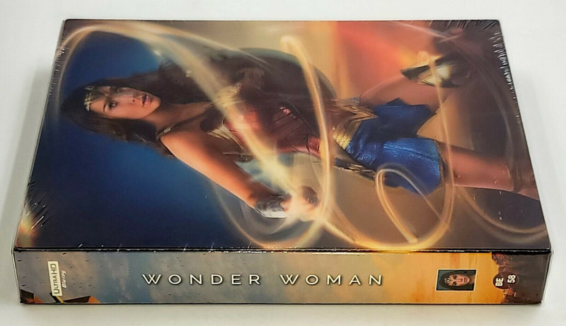 WONDER WOMAN 4K UHD ONLY Blu-ray WEA STEELBOOK [BLUFANS] DOUBLE LENTICULAR