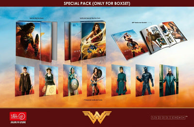 WONDER WOMAN [4K UHD + 3D + 2D] Blu-ray STEELBOOK LENTICULAR BOXSET [HDZETA] 1-CLICK EDITION