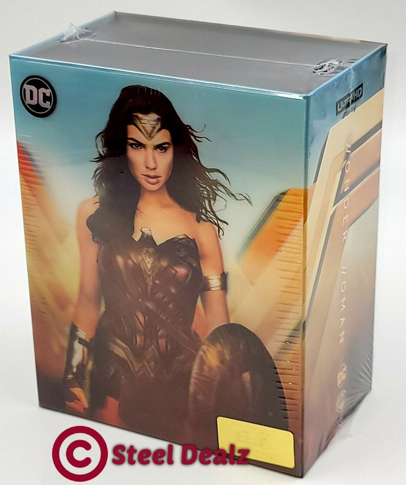 WONDER WOMAN [4K UHD + 3D + 2D] Blu-ray STEELBOOK LENTICULAR BOXSET [HDZETA] 1-CLICK EDITION