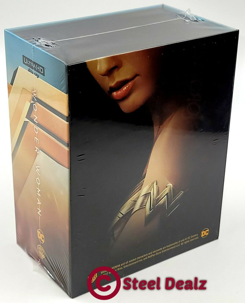 WONDER WOMAN [4K UHD + 3D + 2D] Blu-ray STEELBOOK LENTICULAR BOXSET [HDZETA] 1-CLICK EDITION