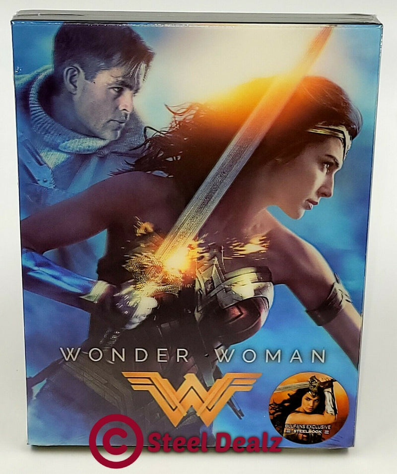 WONDER WOMAN 4K UHD Blu-ray WEA STEELBOOK [BLUFANS] LENTICULAR