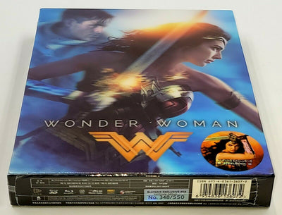 WONDER WOMAN 4K UHD Blu-ray WEA STEELBOOK [BLUFANS] LENTICULAR