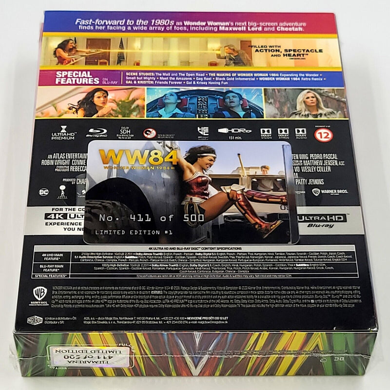 WONDER WOMAN 1984  [4K UHD + 2D] Blu-ray STEELBOOK [FILMARENA] FULLSLIP