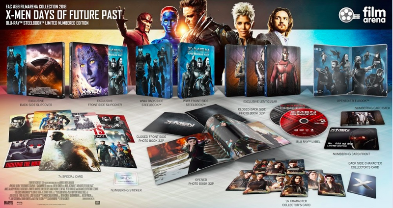 X-MEN: DAYS OF FUTURE PAST Blu-ray STEELBOOK [FILMARENA] <VERY LOW 