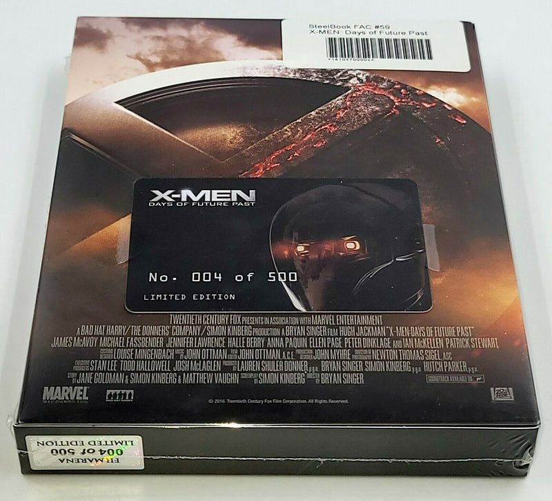 X-MEN: DAYS OF FUTURE PAST Blu-ray STEELBOOK [FILMARENA] <VERY LOW 