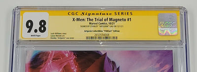 X-MEN THE TRIAL OF MAGNETO 1 CGC SS 9.8 ARTGERM COLLECTIBLES PUREART EDITION